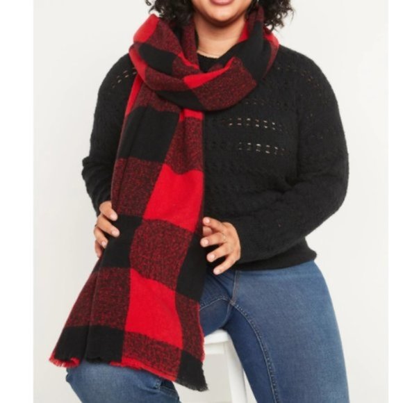 red flannel scarf
